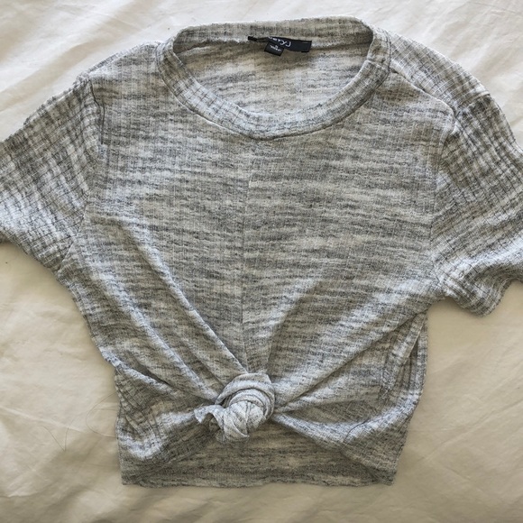 Very J Tops - tie up crop top
